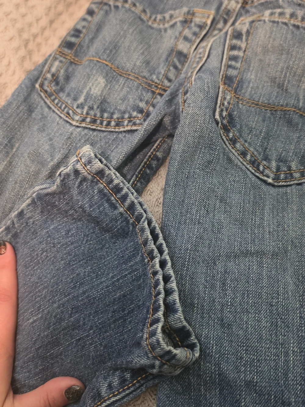 Old Navy Boyfriend Jeans in Blue Denim